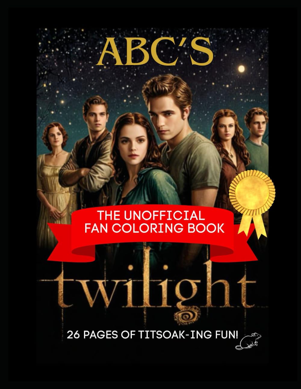 Twilight Vampire ABC Coloring Book
