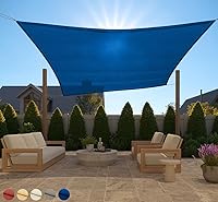 Vista 18 de GORILLA GRIP - Toldo parasol resistente, protección UV, resistente a la decoloración, desgarros y óxido, rectangular, con bordes curvos que bloquean