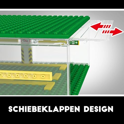 Miniatura 4 de Celawork Bloques de construcción para garaje, escaparate de 3 capas, garaje de estacionamiento de automóviles, compatible con coches de campeón de