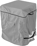 Outdoor Waterproof Freezer Cover 210D Heavy Duty Zippered Protector for 7.0 Cubic Feet Chest Freezer