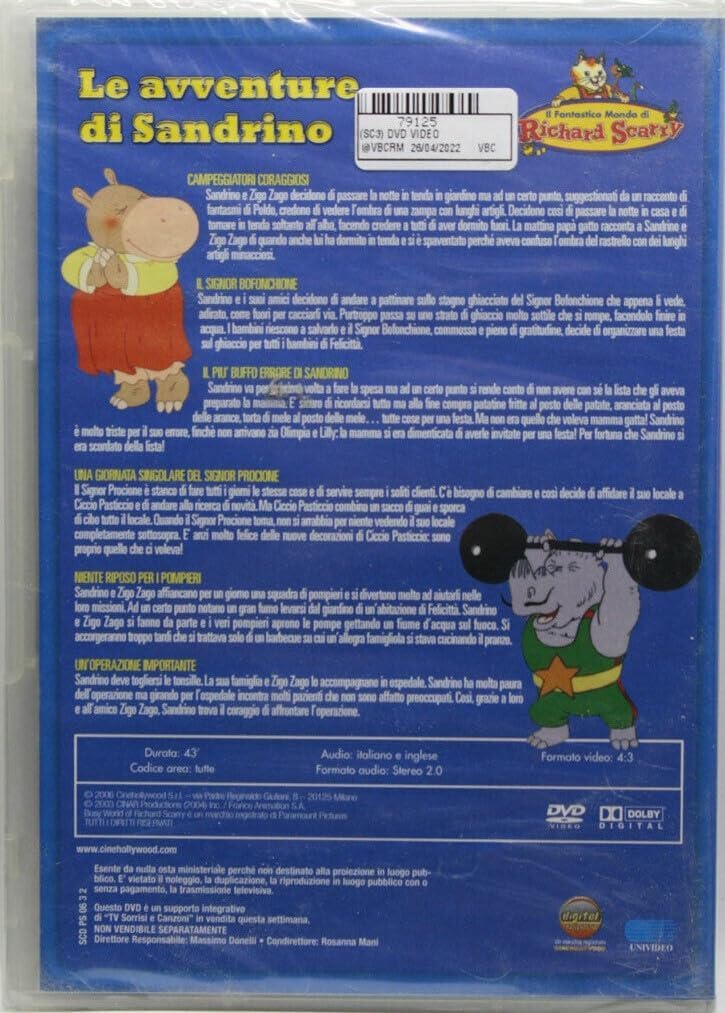 TEKNOFILM Il Fantastico Mondo di Richard Scarry Le Avventure di Sandrino