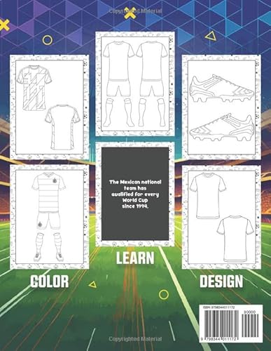 image for Soccer Uniform Designer Colouring Book For Kids: Design and Color Your