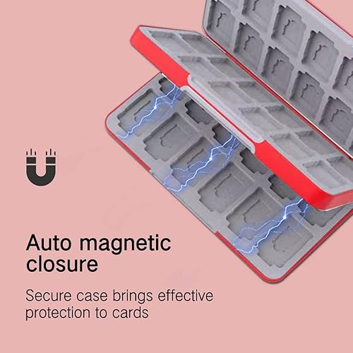 Miniatura 4 de PERFECTSIGHT Switch Game Case Compatible with Nintendo Switch OLED & Switch Lite, 48 Switch Game HolderCute Switch Game Card Case Cartridge with 48