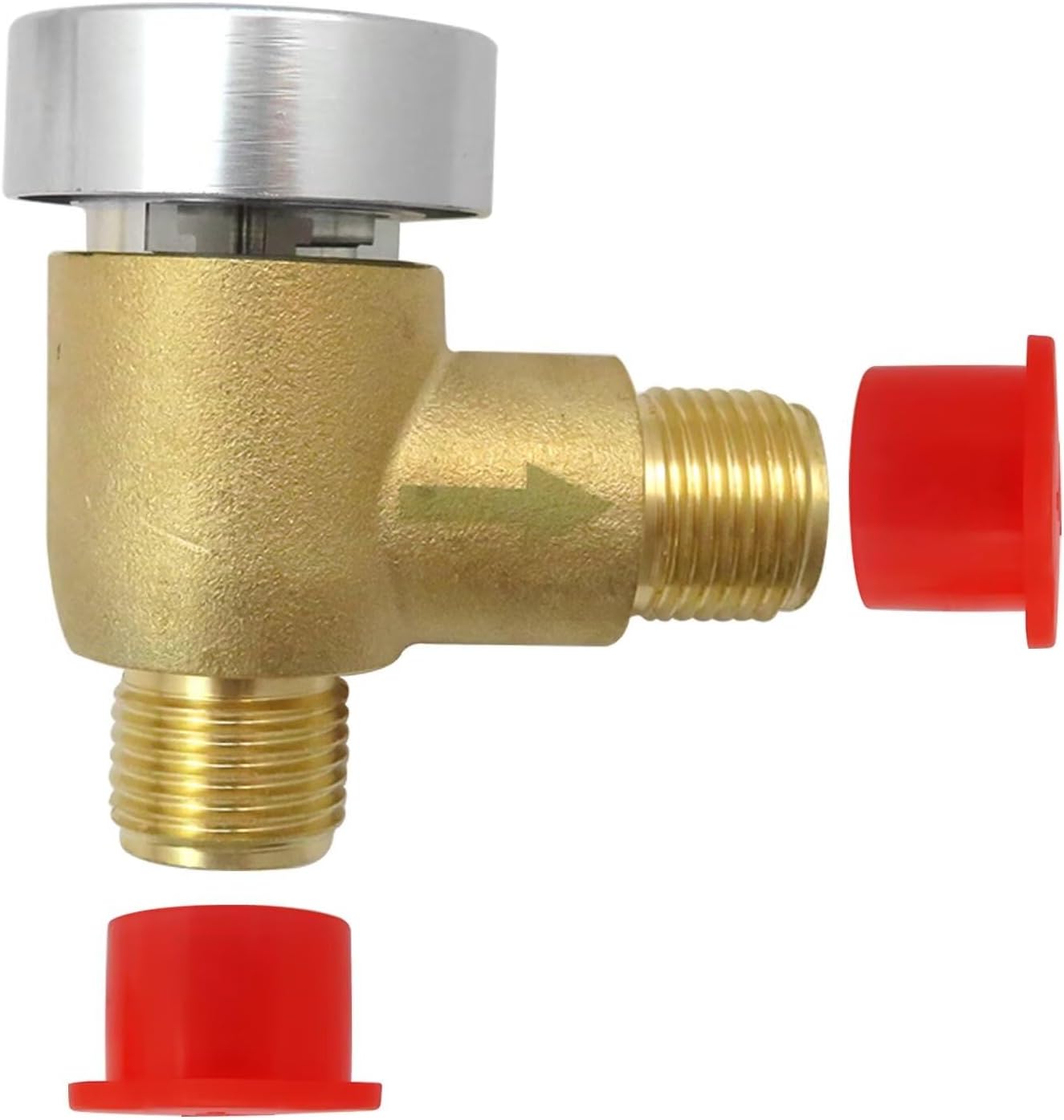 2024 NEW Brass for RV Vacuum Breaker Check Valve, Replace Leaking Vacuum Breaker on Black Tank System when Loud Noise& Wet Floor,Backflow Preventer Improve Freshwater 571-vac-chk