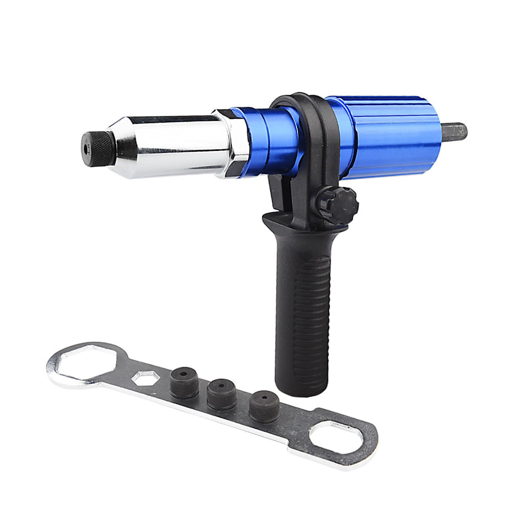 1 Ensemble Adaptateur De Rivet Électrique Avec Outil De Conversion Pour Tirage De Rivets Avec Et Foret Aluminium Alloy