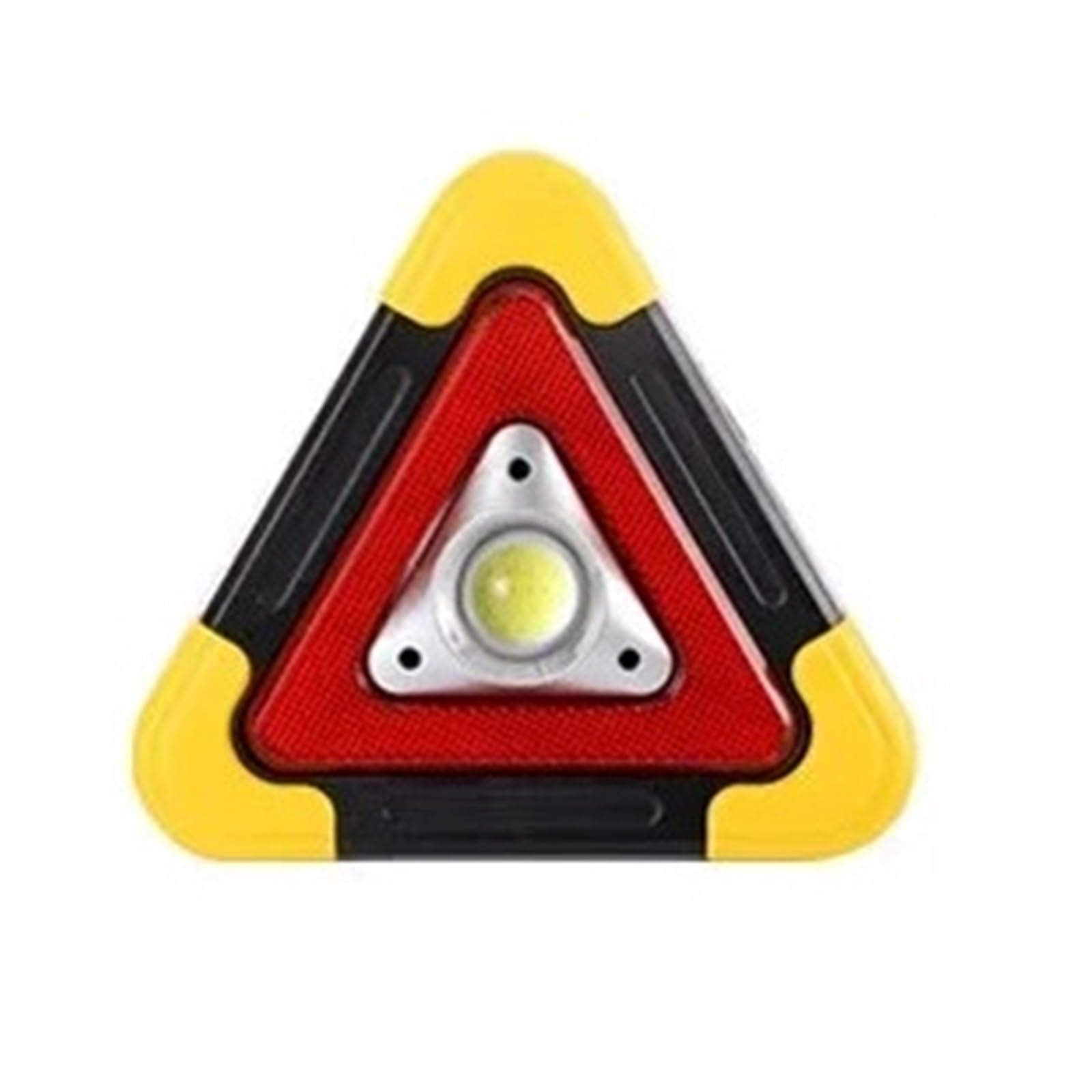 Señal de Emergencia triángulo Luz de Advertencia Triangular, luz Emergencia, Barricada, señal Seguridad, Reflectante, alimentada por batería