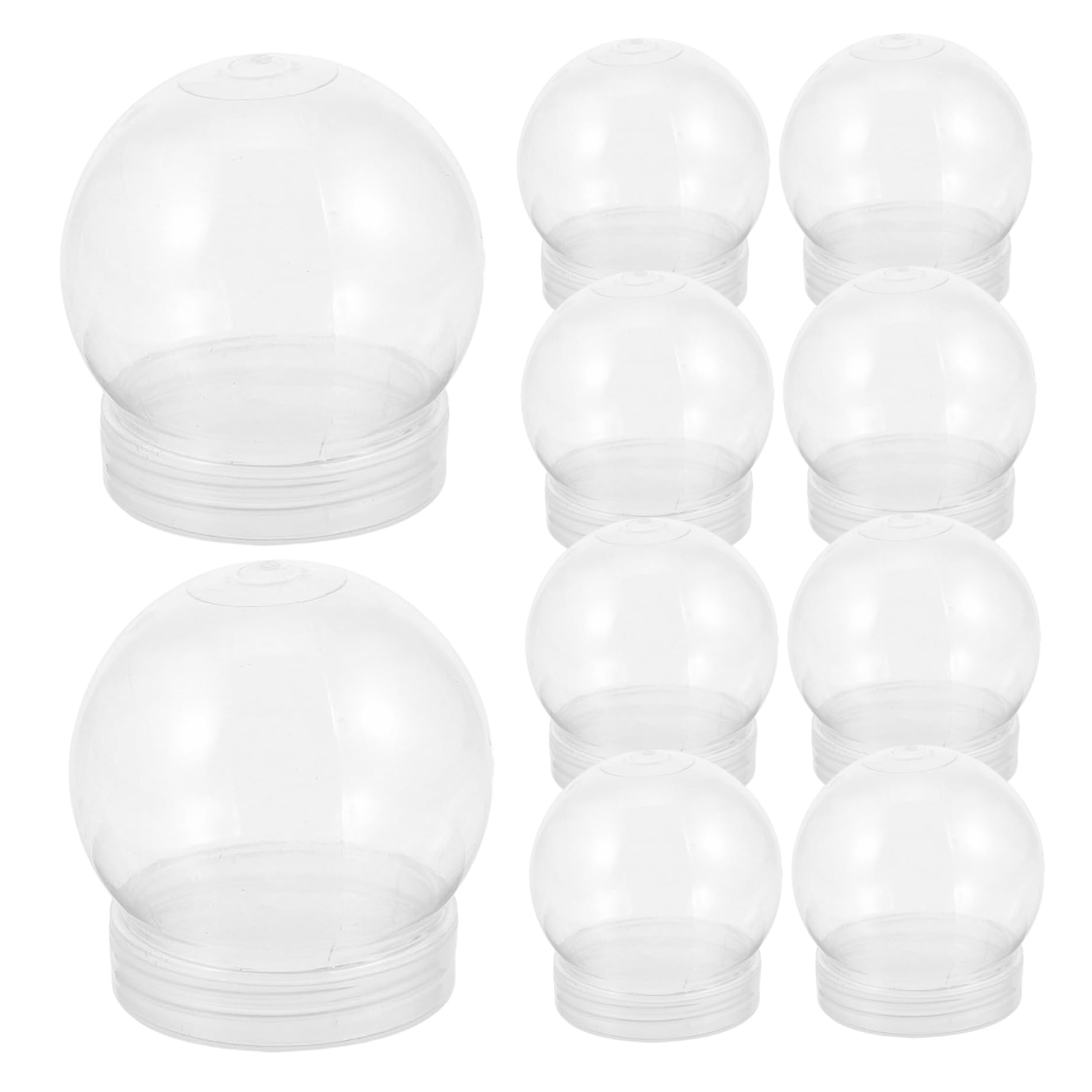 Globo de agua rellenable de 140ml con tapa de rosca transparente para manualidades DIY