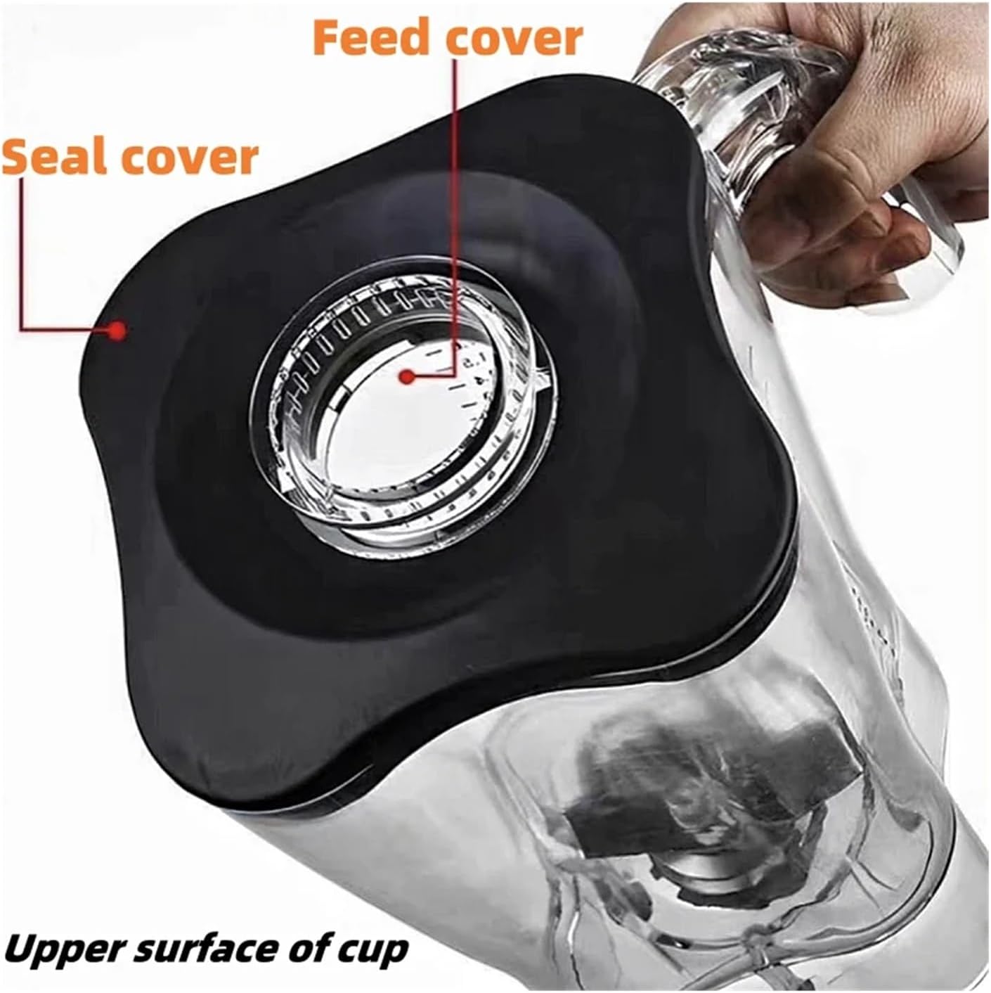 Mixing Bowl Cooking Cup，Blender Smoothie Machine Mixer Accessories Cover+blade+cup Body,Compatible With Hamilton Beach，HBH550/650/850