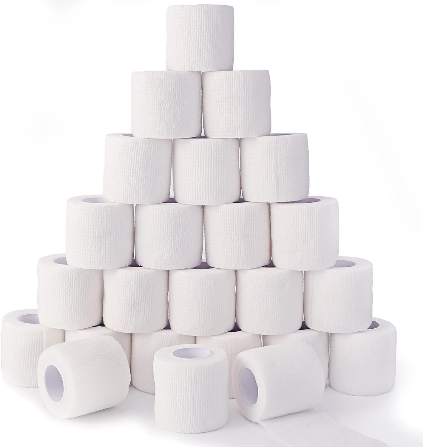 24 Pack White Self Adhesive Bandage Wrap, 2 Inch Kuwait Ubuy