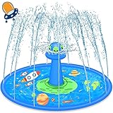 ❤【Sicheres Material und Dauerhafte Qualität】Als Eltern stehen die Sicherheit unserer Kinder und die Qualität ihrer Spielzeuge an erster Stelle! LUKAT Sprinkle und Splash Matte besteht aus strapazierfähigem, umweltfreundlichem und ungiftigem PVC und dielektrischem Schweißen, um starke und schöne Verbindungen zu gewährleisten. 100% Zufriedenheitsgarantie! Wenn Sie Bedenken bezüglich des Splash Pad haben, wenden Sie sich an uns. Wir werden uns umgehend bei Ihnen melden und die Dinge richtig machen.