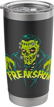 Horror Art Frankenstein Zombie Psychobilly Lowbrow Art Stainless Steel Insulated Tumbler