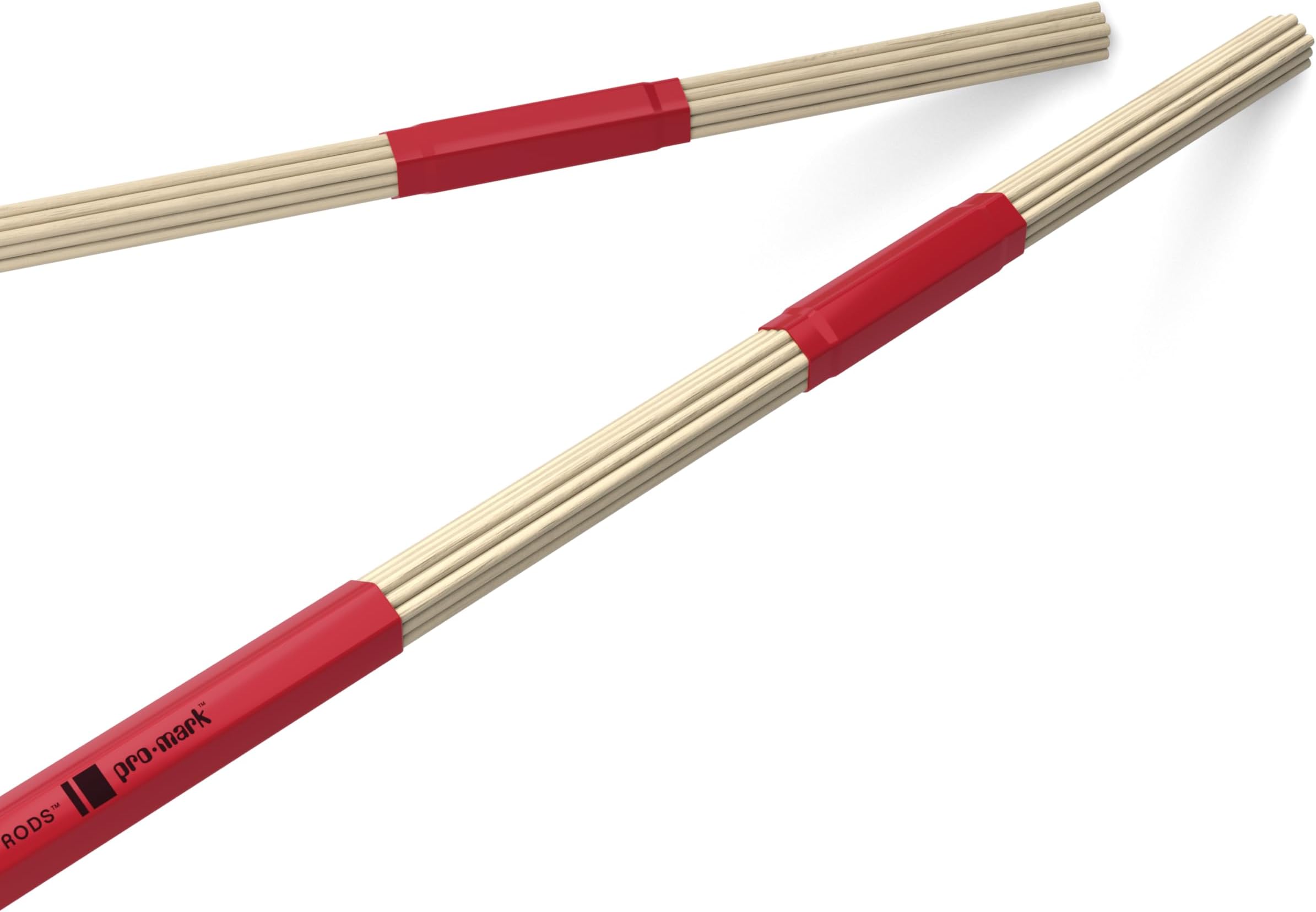 ProMark Hot Rods Drum Sticks - H-Rods Dowel Drumsticks - Quiet, For Small Performances - 5B, .550" Diameter - 16" Length - 1 Pair