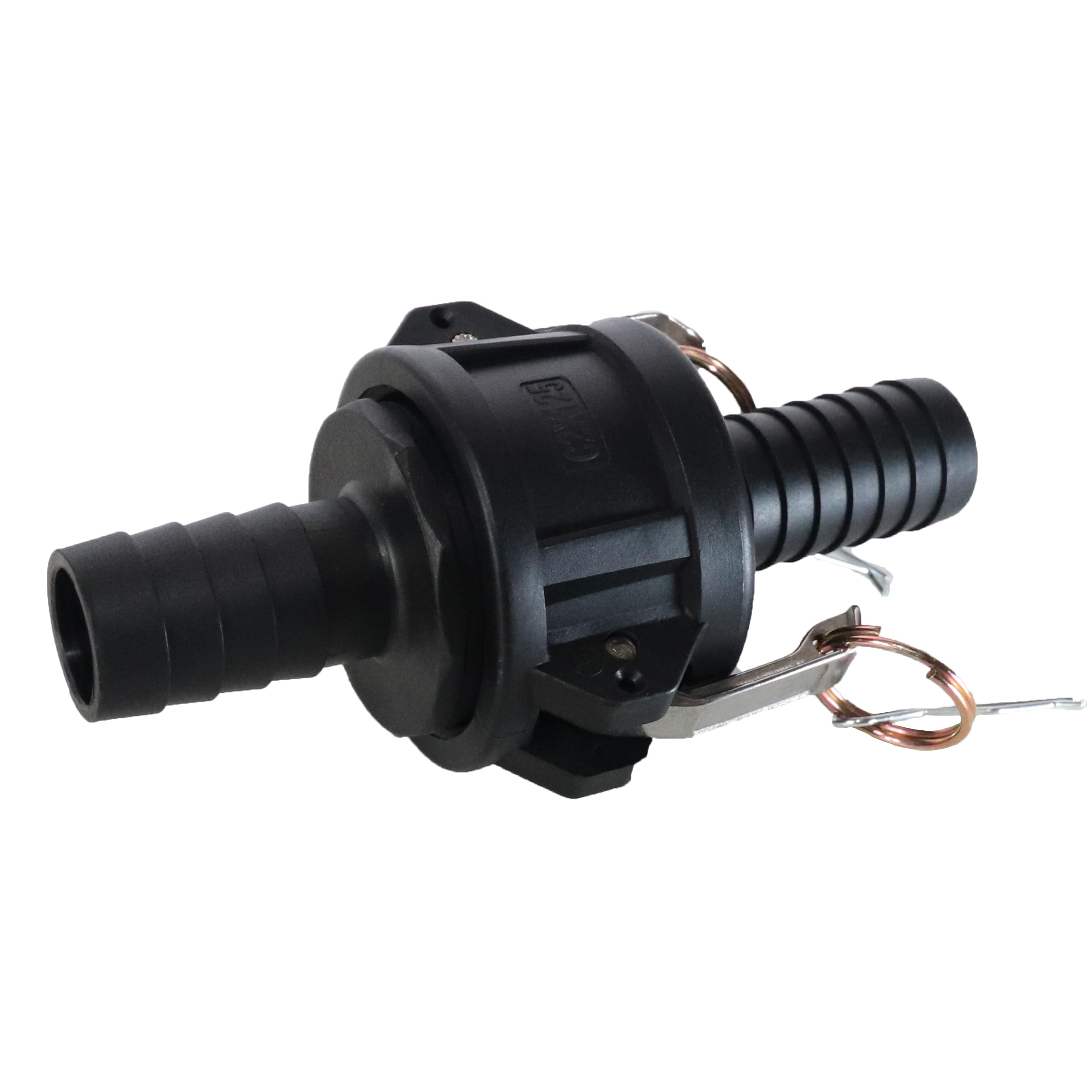 Dna Packaging Ltd Black Combination Camlock Adapter With Camlock Coupler Hose Tail Ibc Garden Hose (2" Camlock Adapter With 2" Cam Coupler Hose Tail)