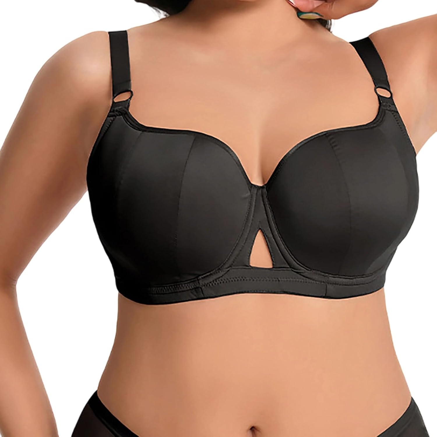 Minimizer Bras for Women Full Coverage with Supportive Underwire Unlined Plus Size Seamless Bra for Heavy Breast