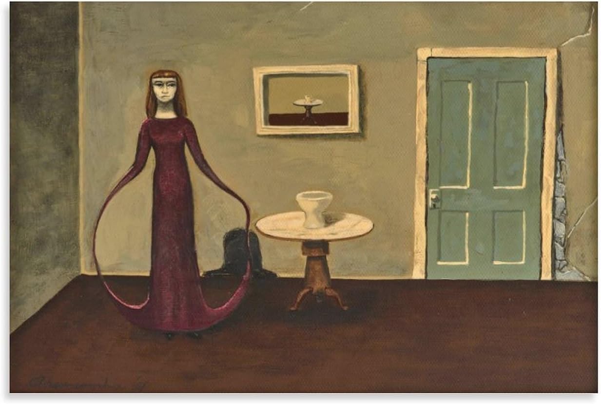 XILENYGertrude Abercrombie Artist Poster (7) Wall Art Poster Scroll Canvas Painting Picture Living Room Decor Home Framed/Unframed 08x12inch(20x30cm)