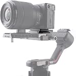 FocusFoto Upper Quick Release Baseplate QR Plate for DJI Ronin RS2 RSC2 RS3 Pro RS4 Pro RS 4 Mini Gimbal Stabilizer Arca-Swiss Standard Camera Tripod Ballhead (Standard Version)