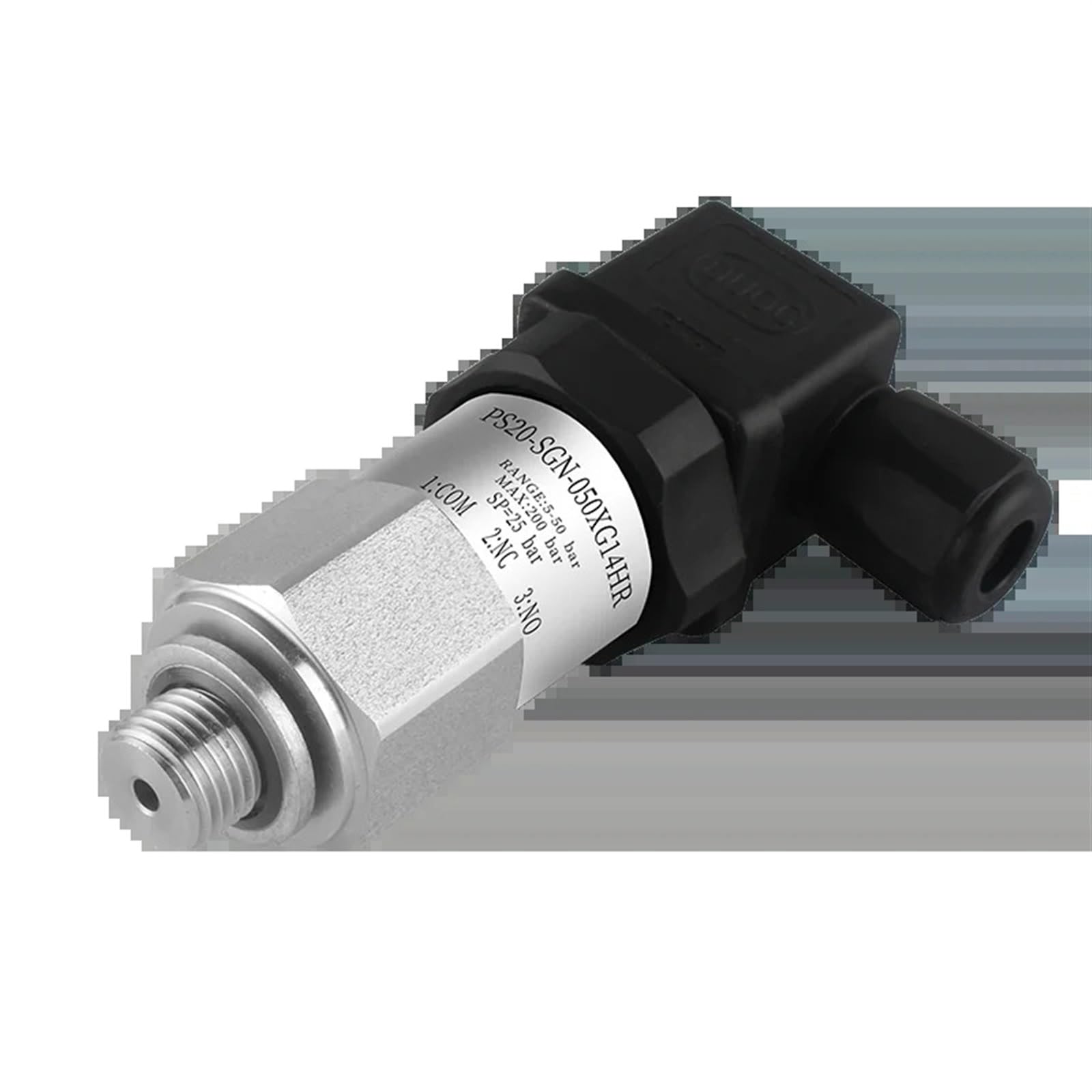 0-400bar 12bar 50bar NO/NC Presostato mecánico de Acero Inoxidable Ajustable G1/4 G1/4 (Color : G1-4, Size : 0-10bar)