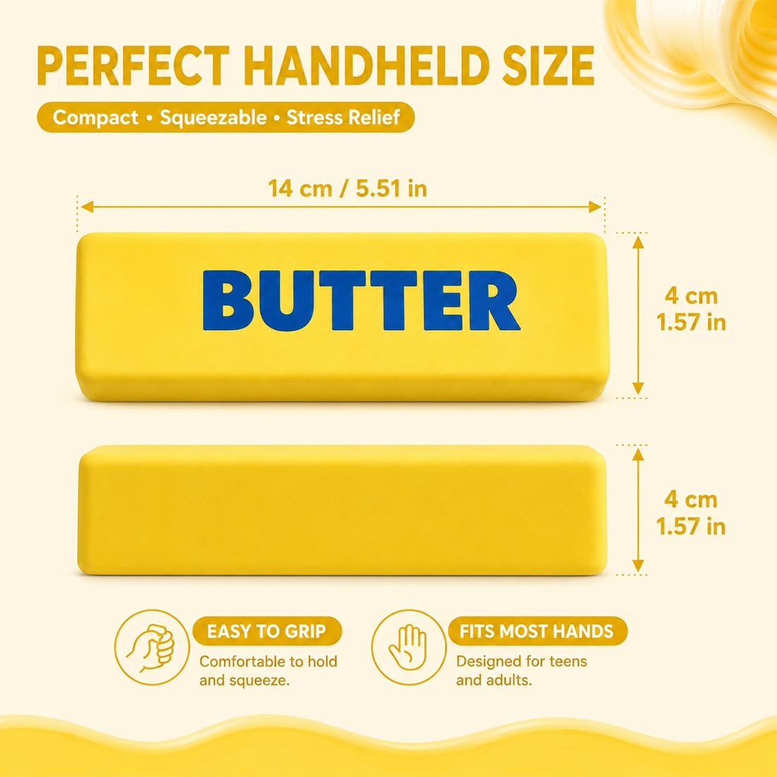 GXGM Butter Squi-shy, Crescita Relax in Materiale PU, Per Ufficio Scuola