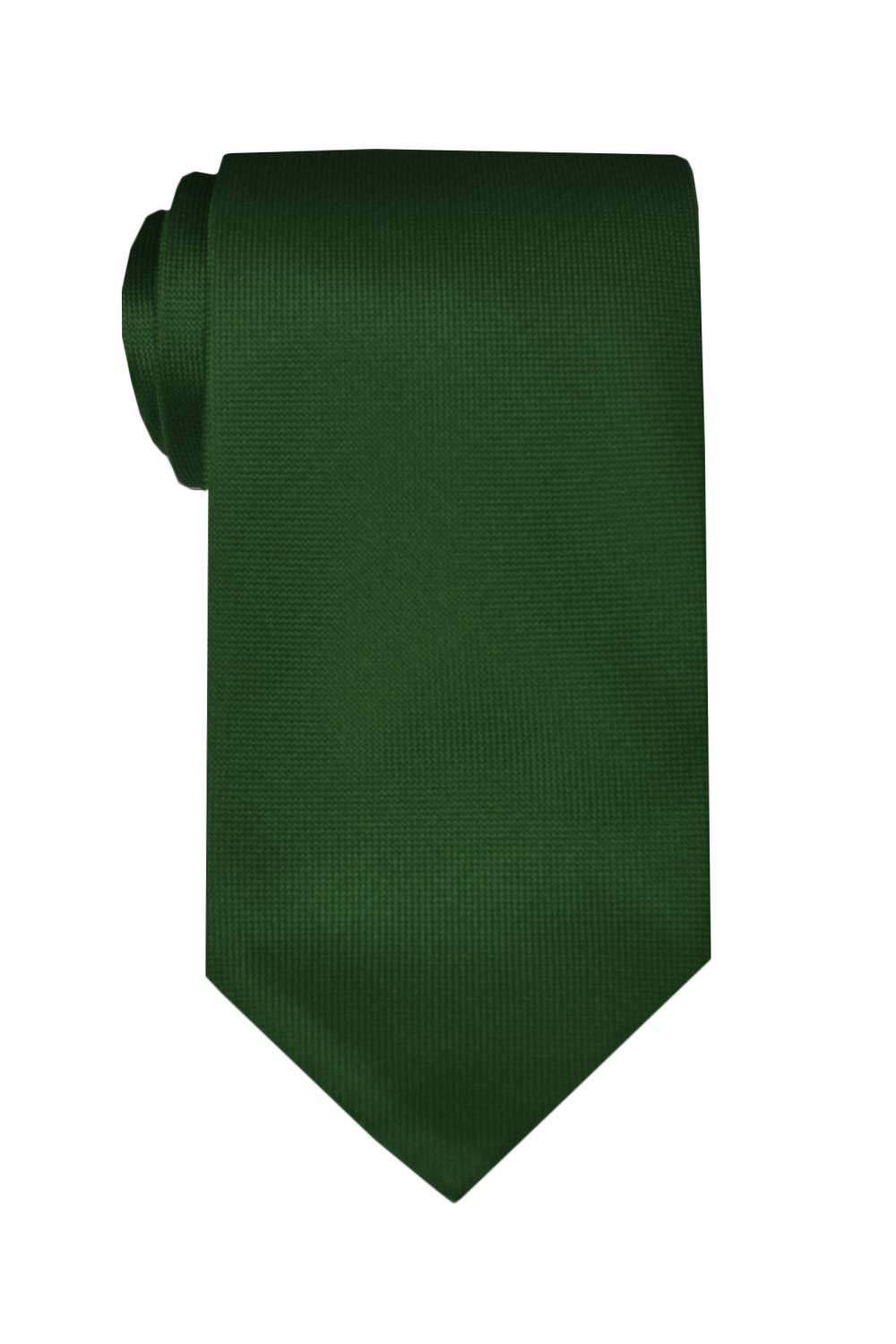 Remo Sartori - Elegant Men's Solid Color Necktie, Width: 3.3'', 100% Woven Jacquard Silk, Made in Italy (Dark Green)