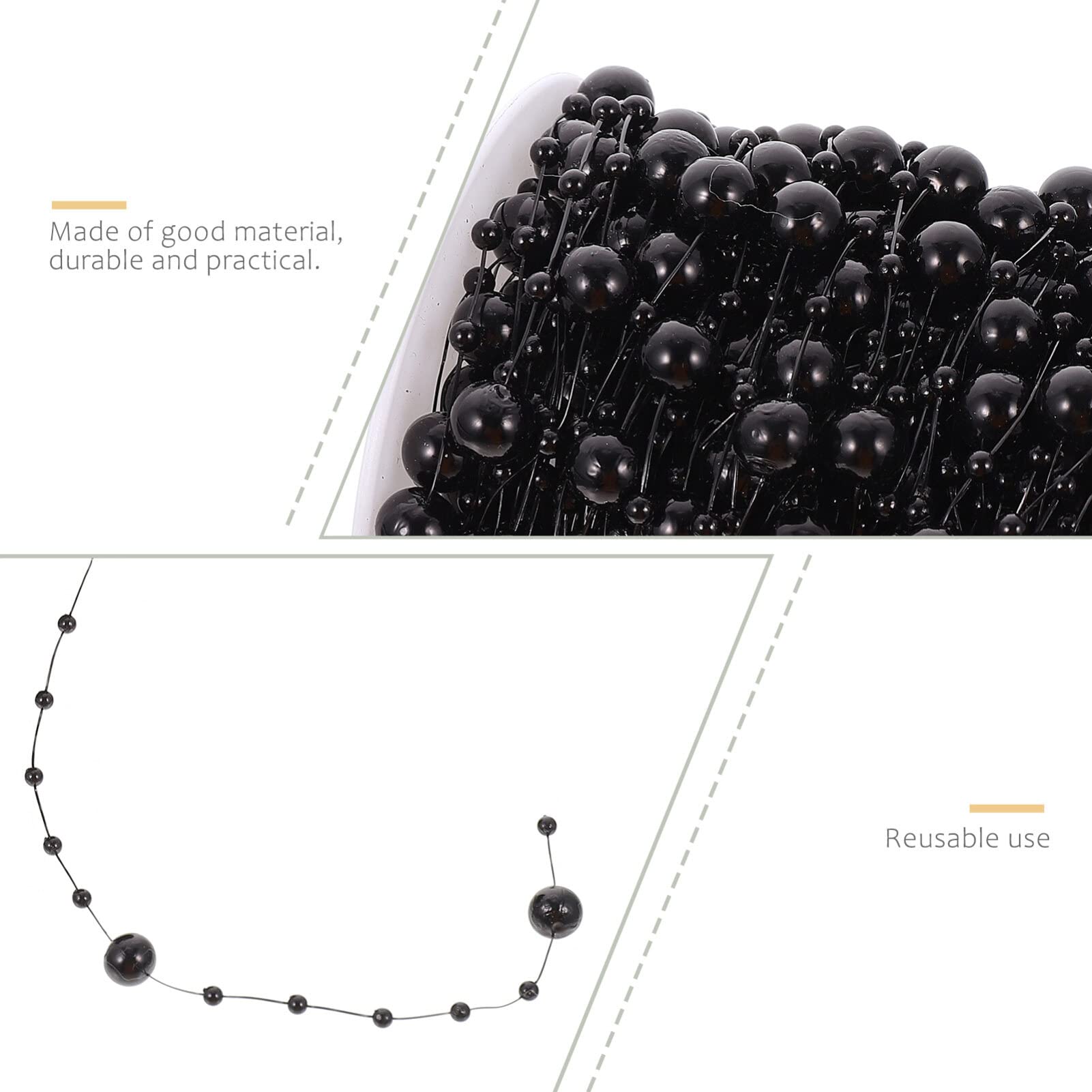 Perle Per Lavoretti Fai Da Te - Rotolo Da 10m Per Ghirlande E Decorazioni Casa - Foto 8