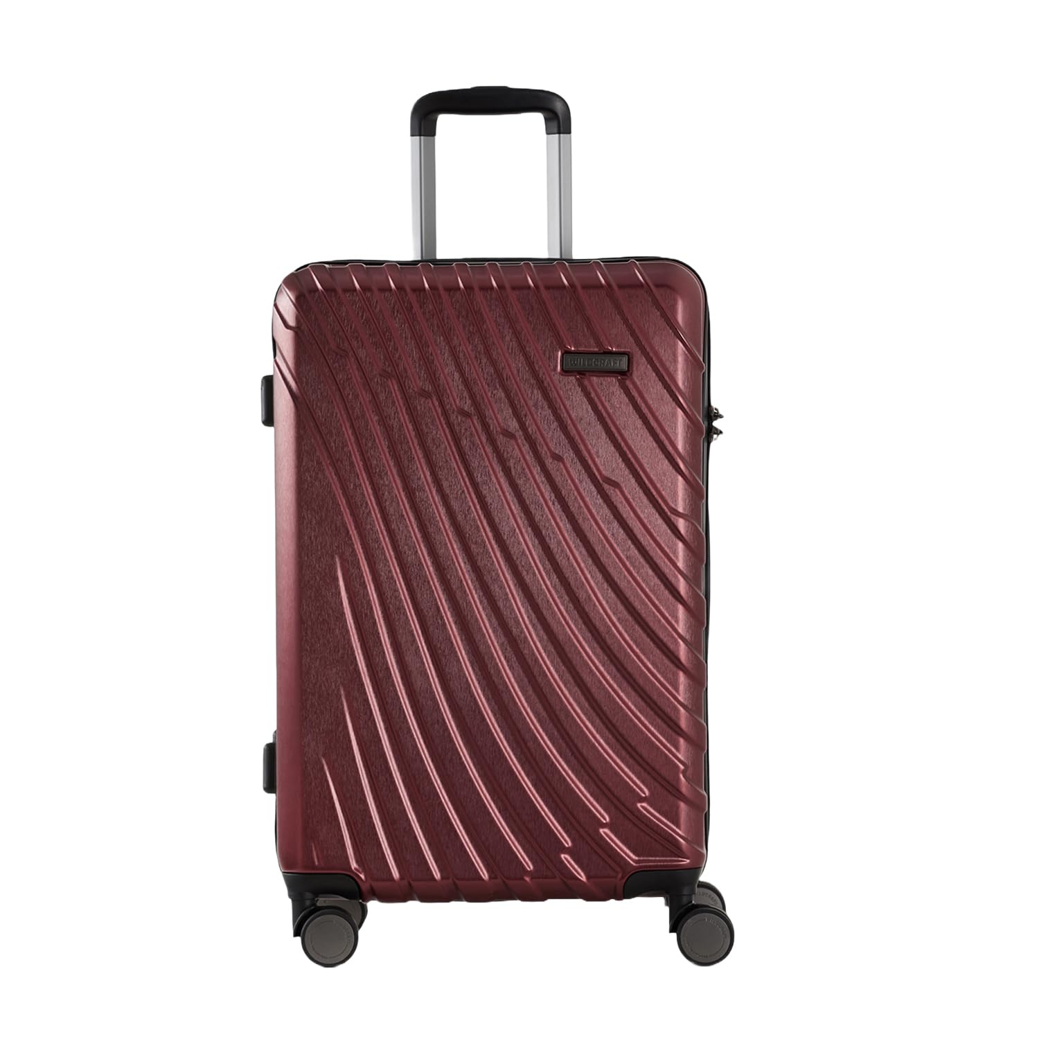 wildcraft Unisex Polycarbonate Zephyr Trolley 12836 Hard Shell Spinner Travel Bag, Maroon, Large, 33 Cm-picture-37