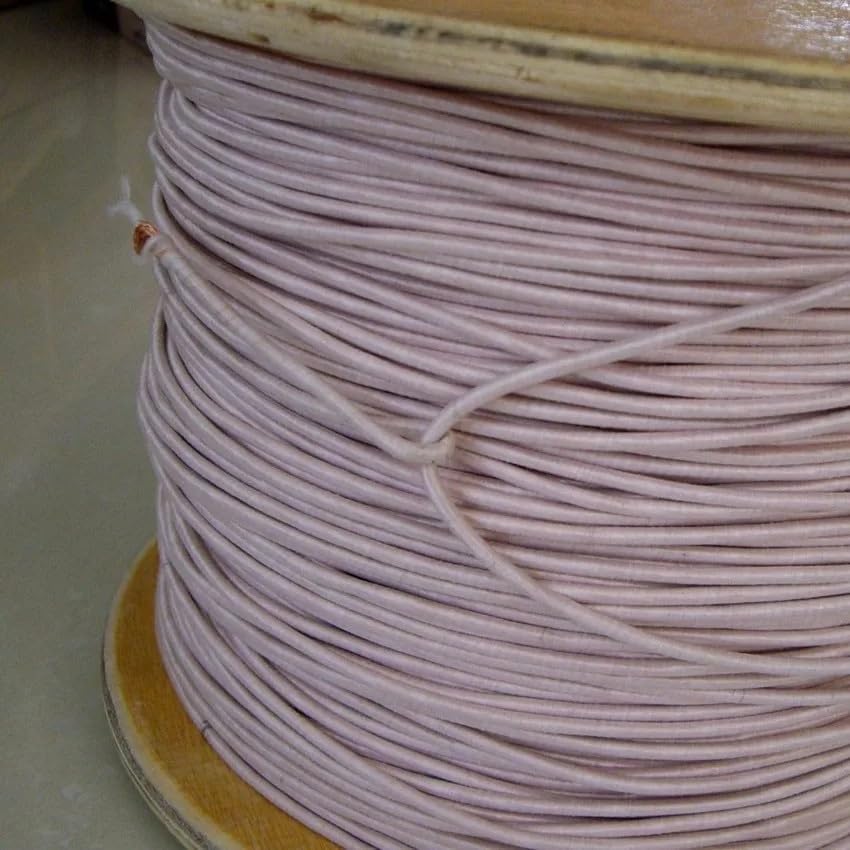Antena 1,3 mm z poliestru w oplocie jedwabnym Drut Litz 0,1 mm x 100 żyłek Miedź(50m)