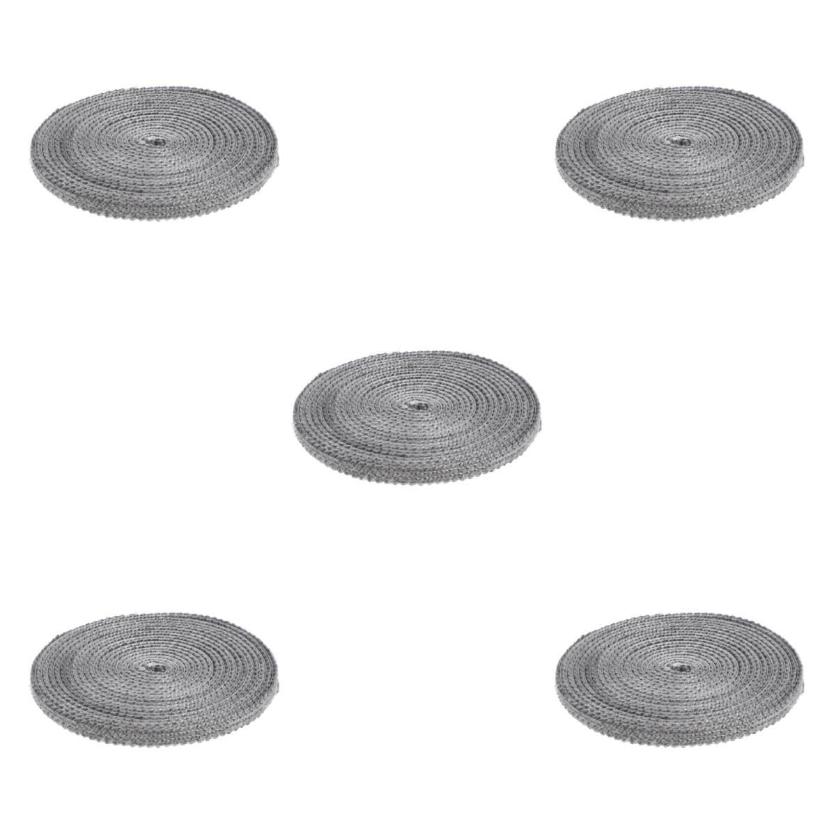 Kisangel 4rotoli Guarnizione Autoadesiva Per Resistente Temperature Per Sostituzione Caminetti e Sigillatura