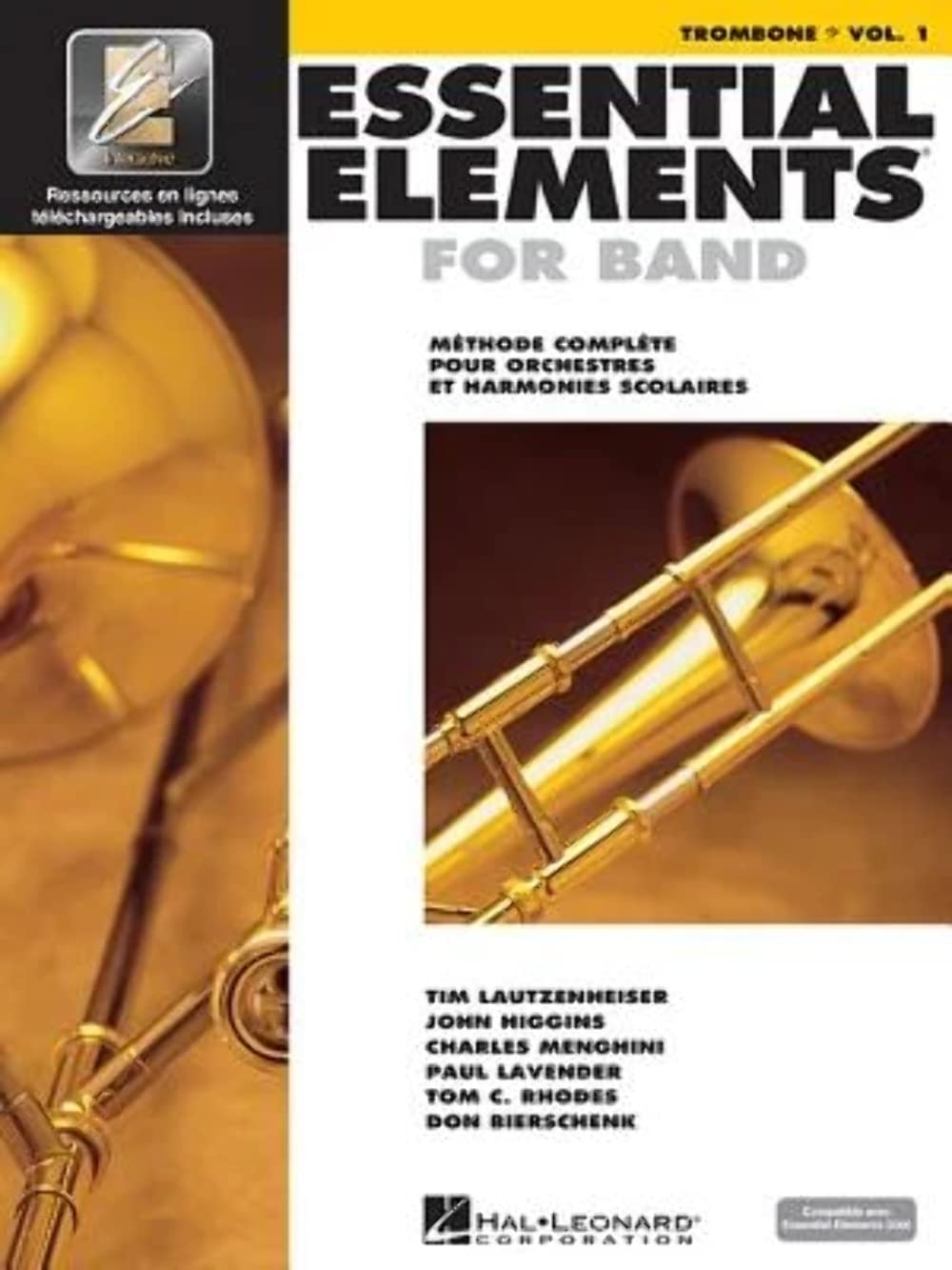 Essential Elements Trombone Book 1, French Edition | Beginner Sheet Music Method for Brass Students | Online Audio with Interactive Trombone Learning Tools | Music Method for French Speakers