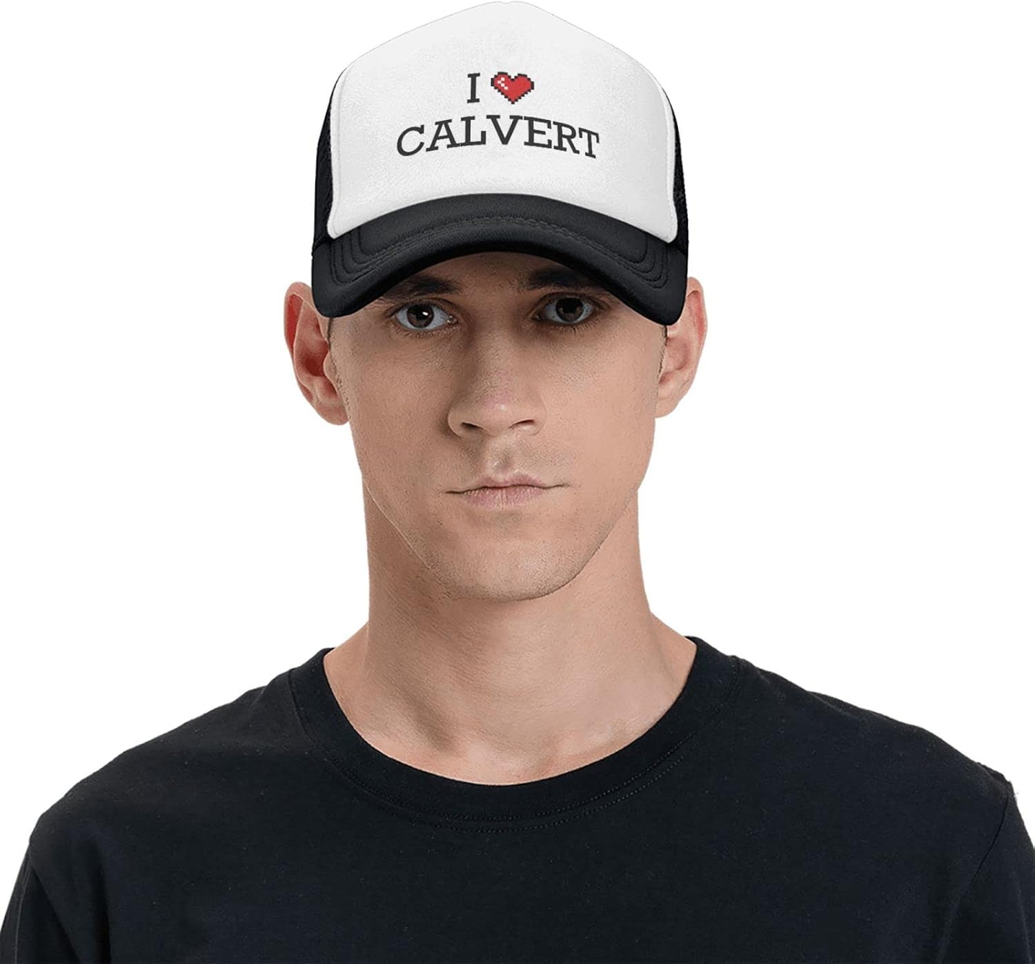 Embroidered Cap I Love Calvert Trucker Hats Golf Hat Funny