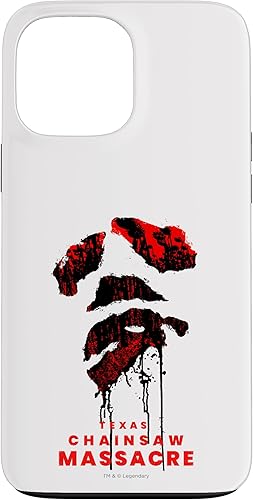 iPhone 13 Pro Max Texas Chainsaw Massacre (2022) Logo - Funda de piel sintética Happy Face