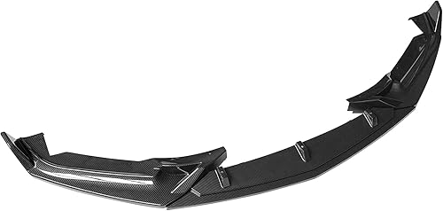 Miniatura 3 de IKON MOTORSPORTS, 3 piezas de parachoques delantero compatibles con Cadillac CT5 2020-2024, kit divisor de alerón de labio de parachoques delantero