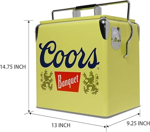 Miniatura 5 de Koolatron COORS Banquet Hielera de 13 litros, Amarillo