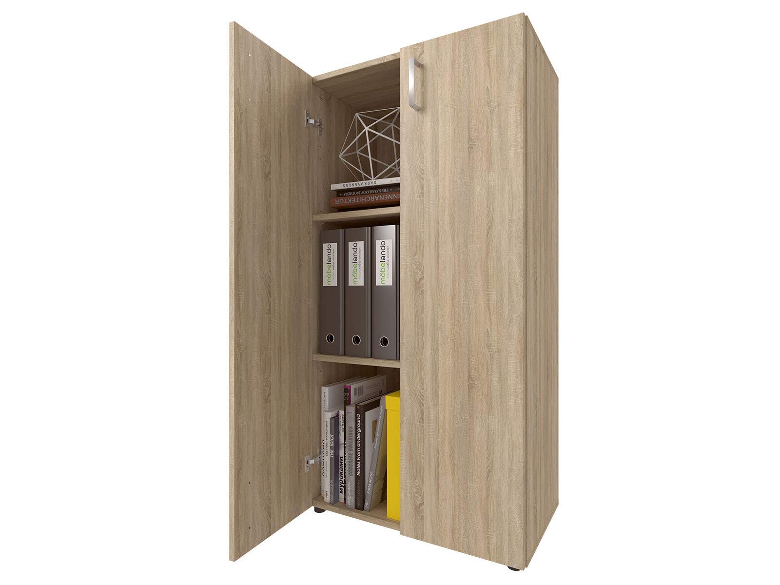 Schrank Beistellschrank Kommode Aktenschrank Büroschrank Standschrank Trio 3" Sonoma/Eiche