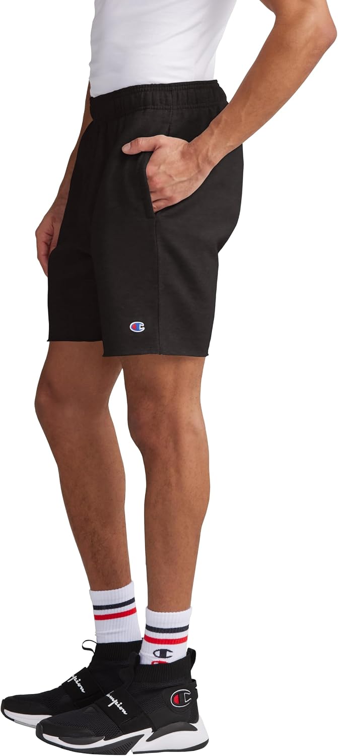Champion Men's Shorts, Powerblend, Fleece Midweight Shorts, Athletic Shorts with Pockets (Reg. Or Big & Tall)