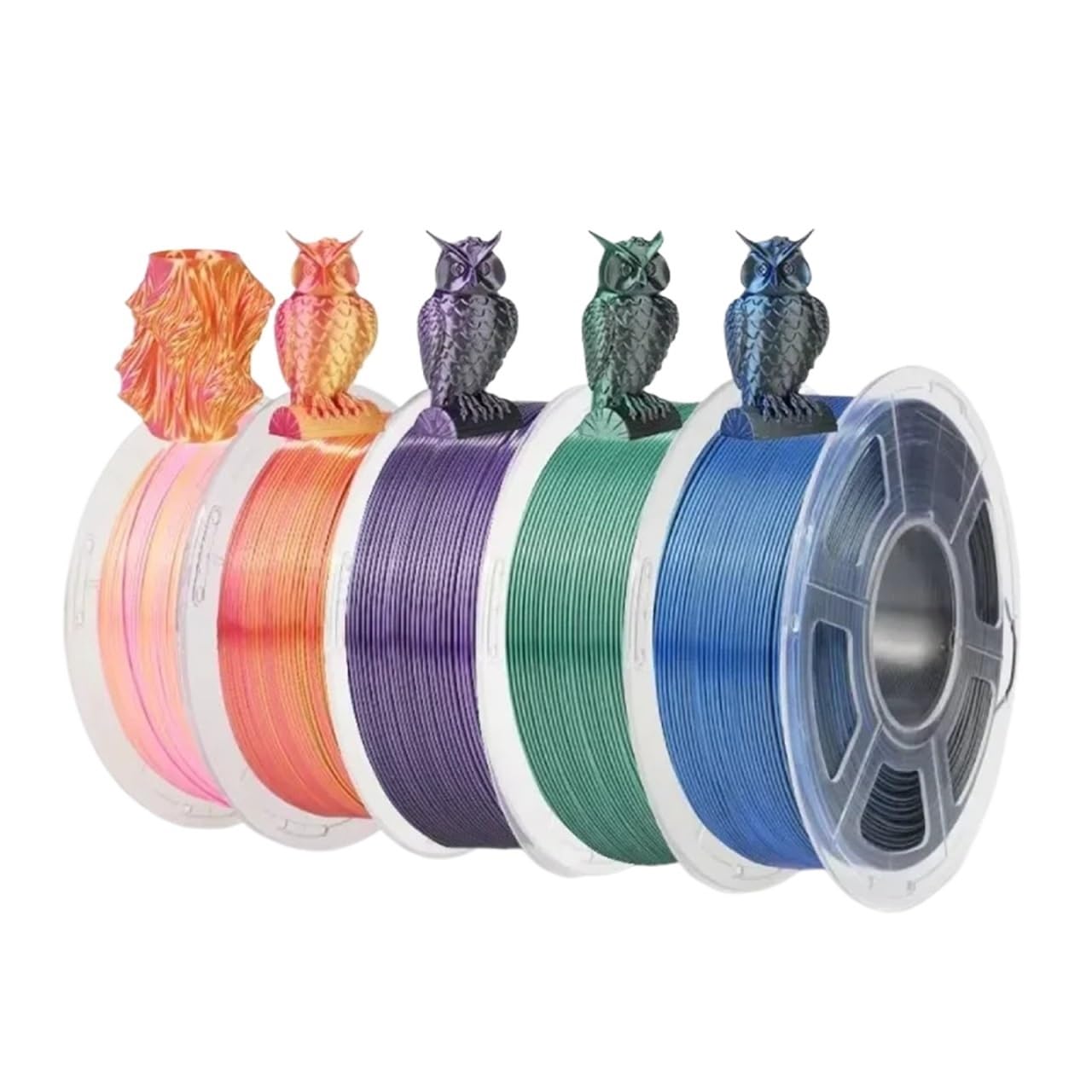 Filament pour Imprimante 3D Filament d'imprimante 3D double et triple couleurs 5 kg 1 kg/rouleau,75 mm Précision dimensionnelle +/- 0,02 2. LBS (1 kg)