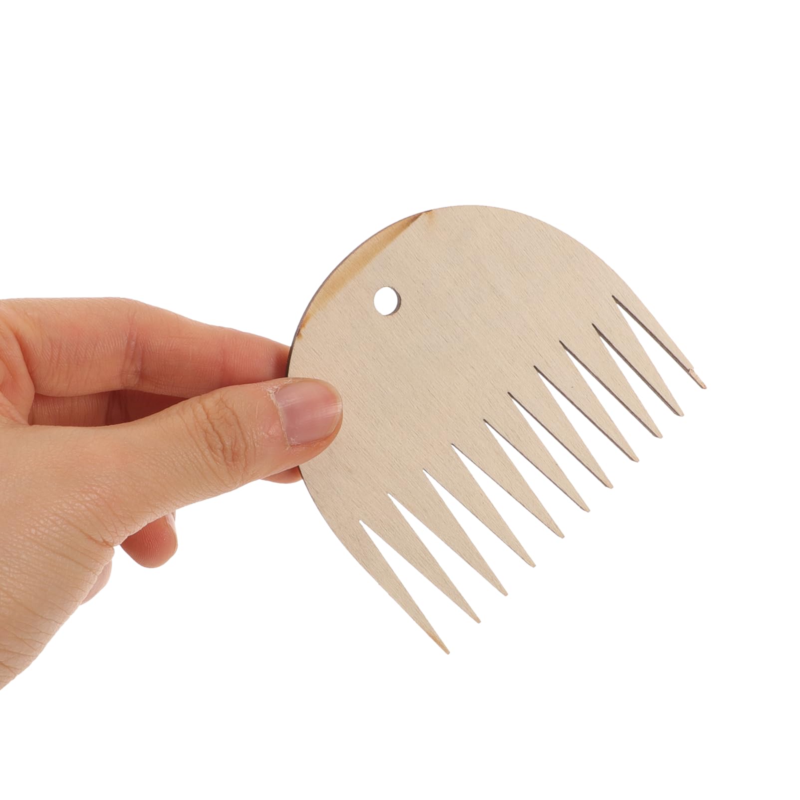 40 Piezas Kit para tejer tapices marcadores de crochet aguja de ganchillo talón telares de madera para tejedoras knitting kit tejido de tapicería ganchillo de punto Beige