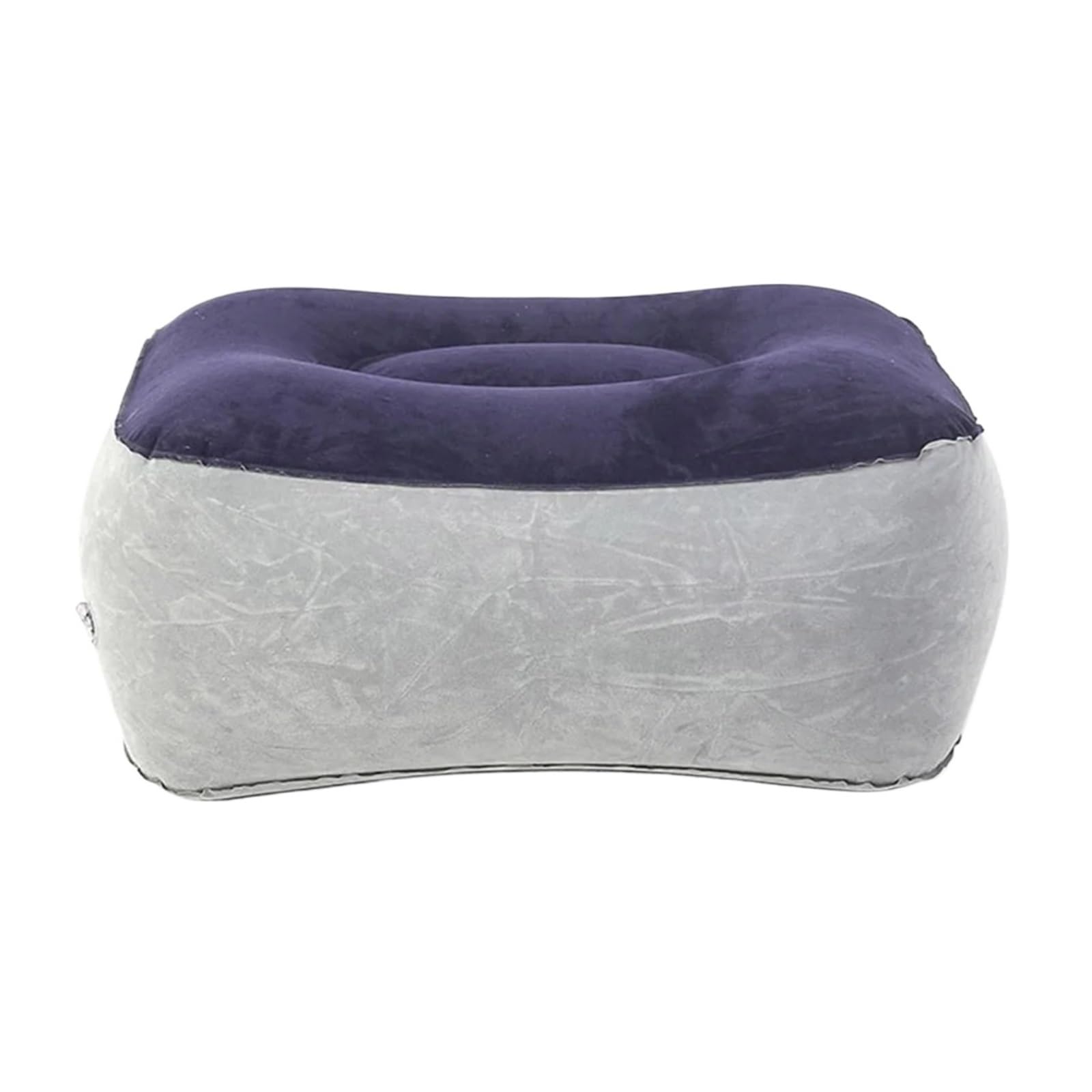 Reposapiés Avión Reposapiés Inflable for Oficina, Almohada Inflable for reposapiés de avión, reposapiés de Viaje, Taburete reclinable, cojín de relajación for Vuelo(Purple)