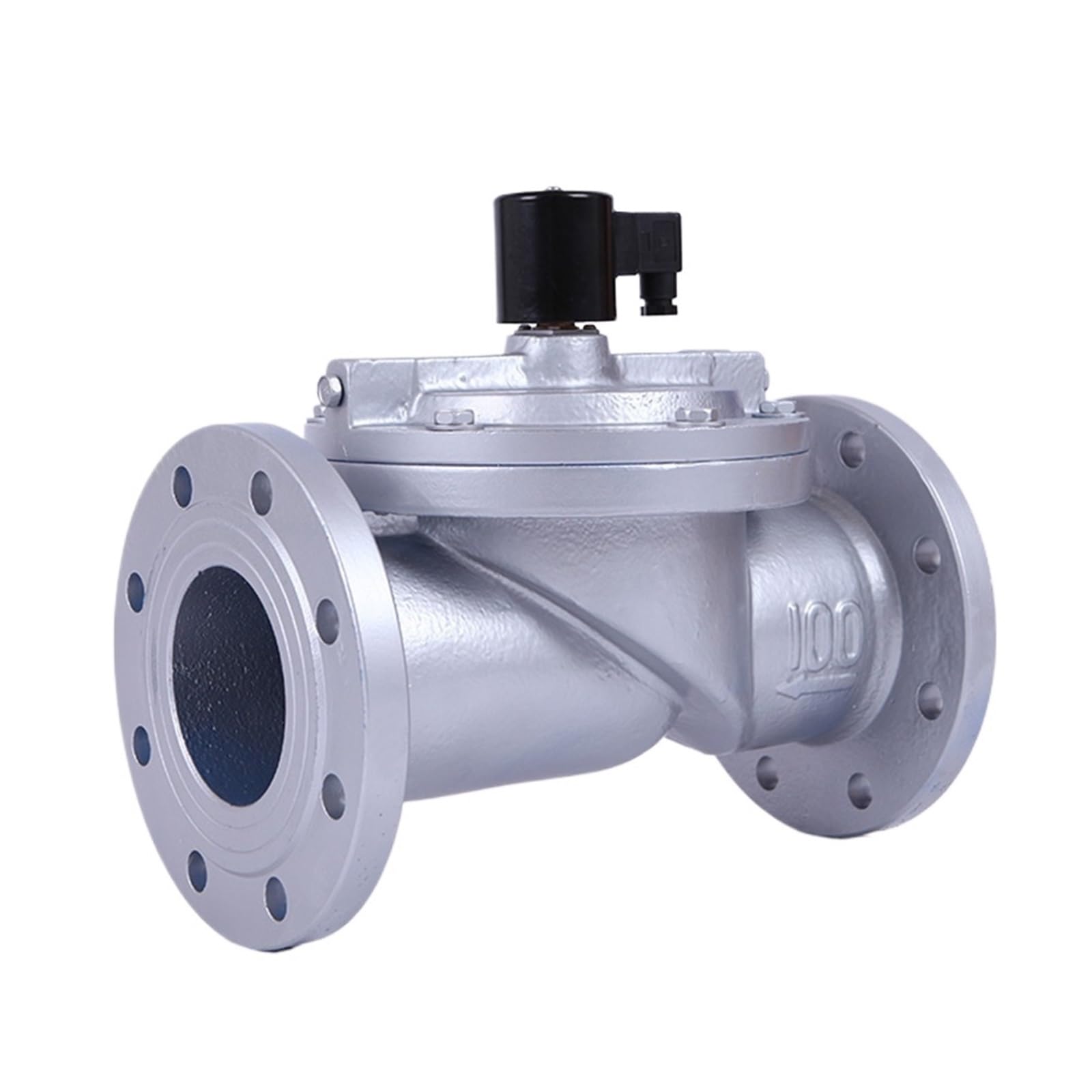 4" inch Cast Iron Flange Solenoid Valve DN100 Pilot Operated Directional Control Valves(G-240VAC)