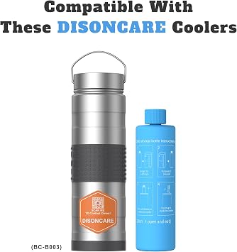 DISONCARE Intercontinental Series Ice Pack Bottle Kit Replacement 74H 7Pens Medicine Insulin Cooler Travel Case