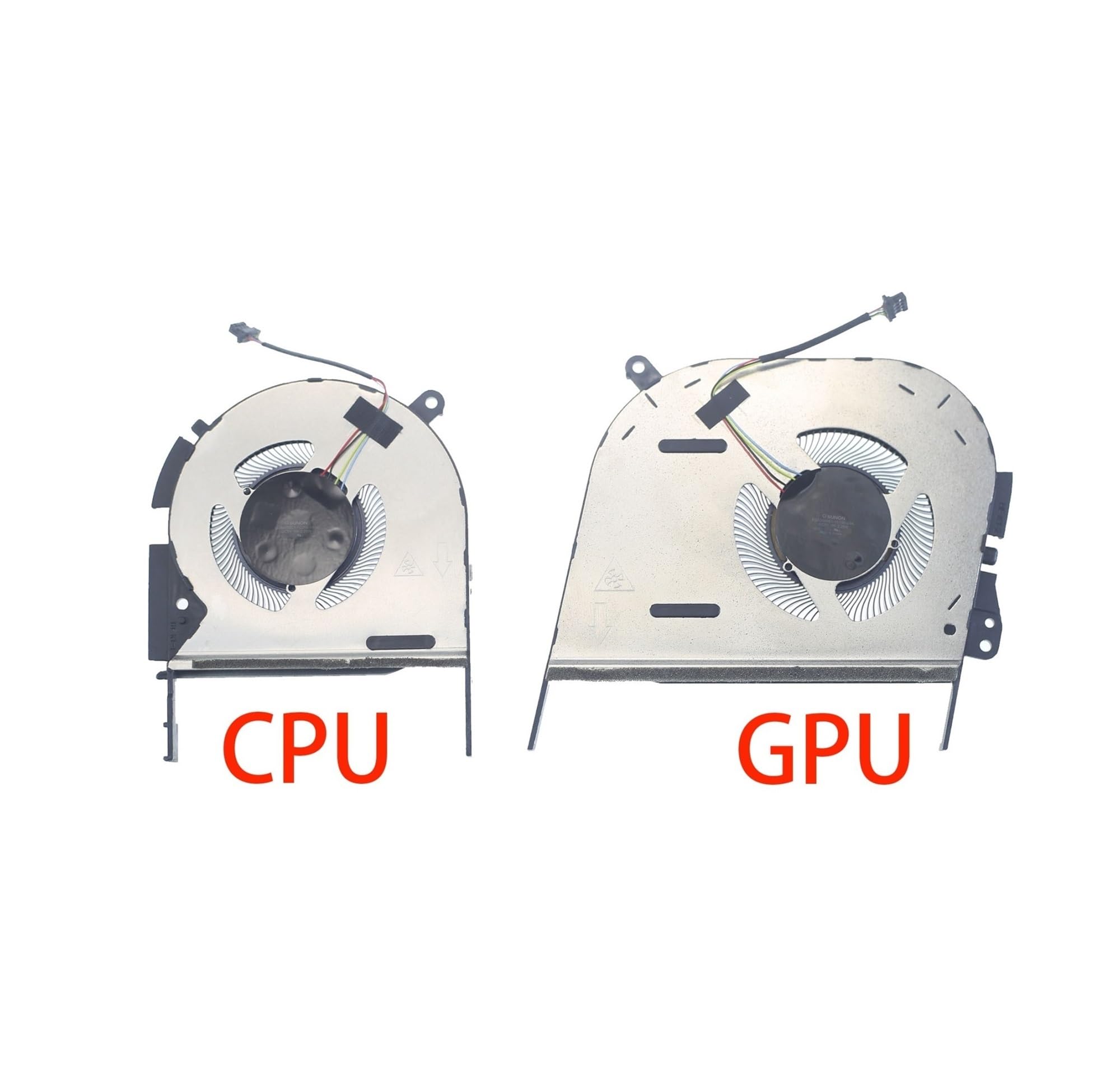 Ventilador De Refrigeración For CPU Y GPU De Portátil, Compatible con ASUS Y VivoBook Pro 15 K3500P, K3500PC, K3500PA, K3500PH, M5300Q Y M3500QC.(Set)
