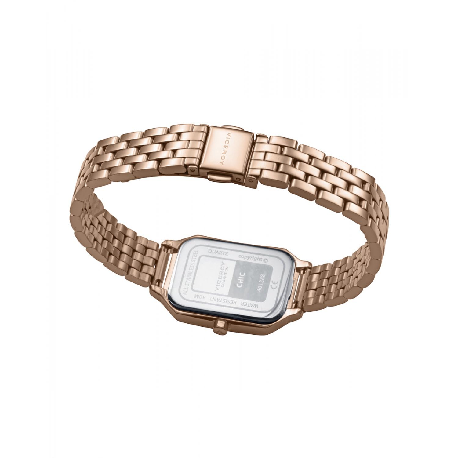 Zegarek Viceroy Chic 401288-07 damski stal szlachetna IP różowy