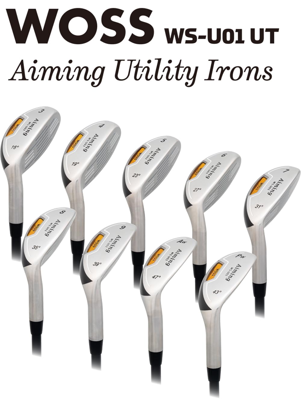 Amazon | WOSS(ウォズ) GOLF WS-U01 エイミング ユーティリティ