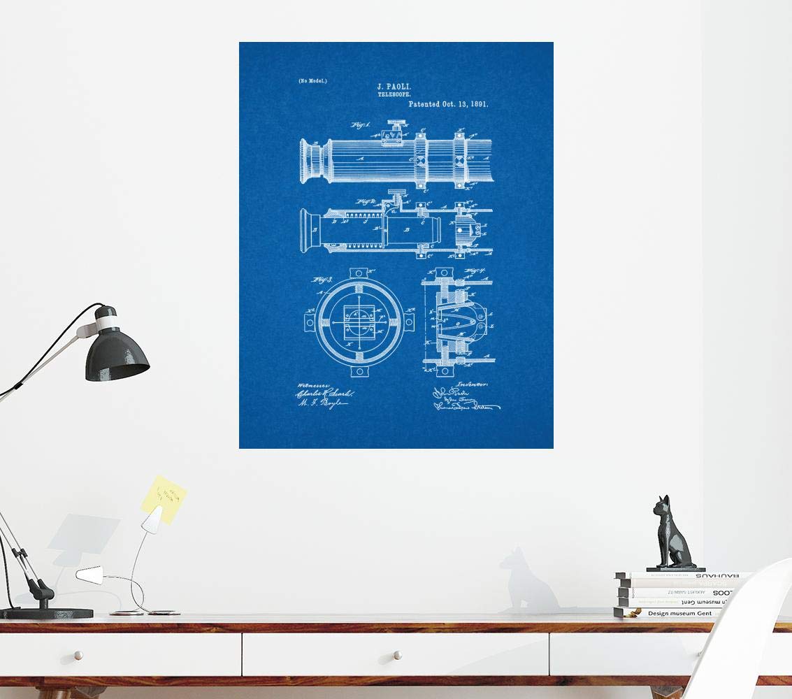 Amazon.com: Telescope Patent Print Blueprint (8.5
