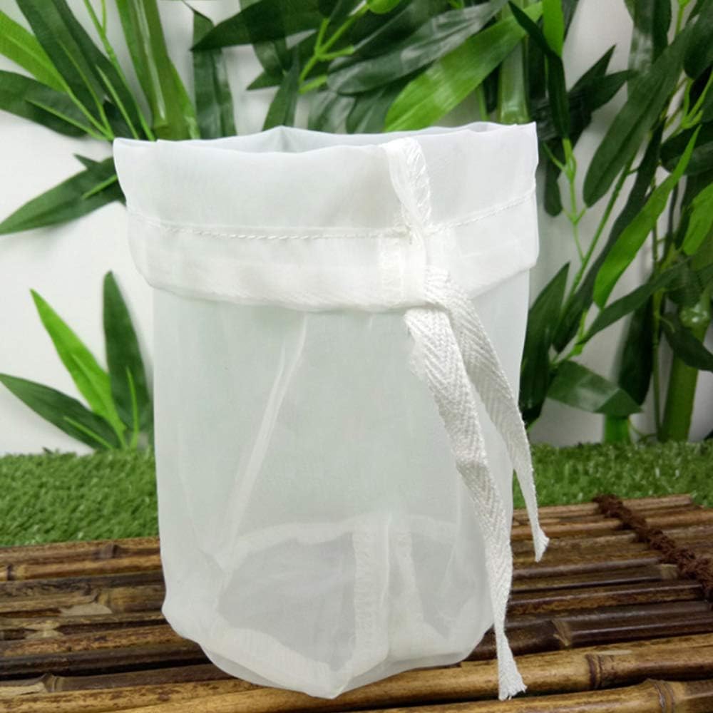 Filter Bag, Wrewing Food Grade 100 Mesh Straining Bag Large Strainer for Hops Grains Home Brewing Fermenting Accessory (40x45cm)