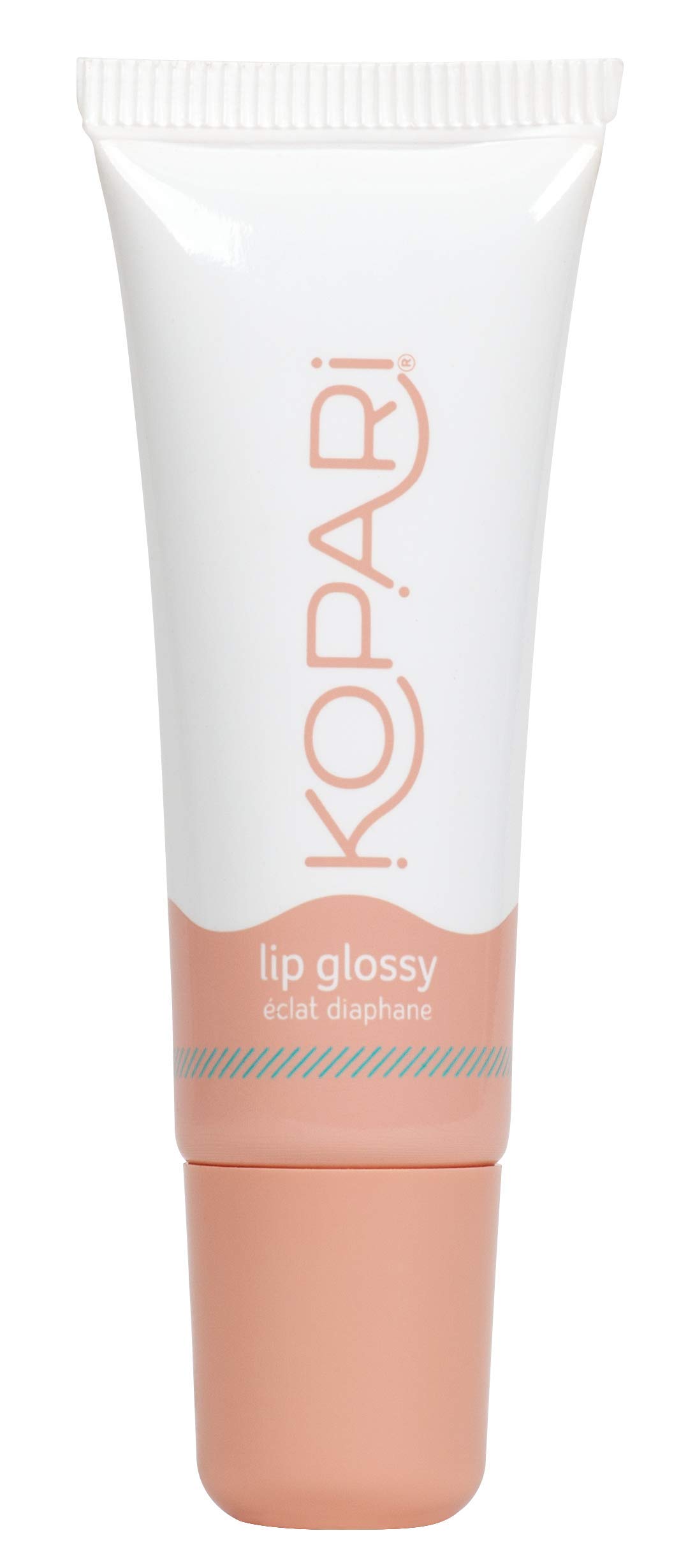 Kopari Coconut Lip Glossy Birthday Suit - Hydrating and Moisturizing Coconut Oil, Vitamin E and Shea Butter Lip Gloss With 100% Organic Coconut Oil, Non GMO, Vegan Sulfate Free 0.35 Oz
