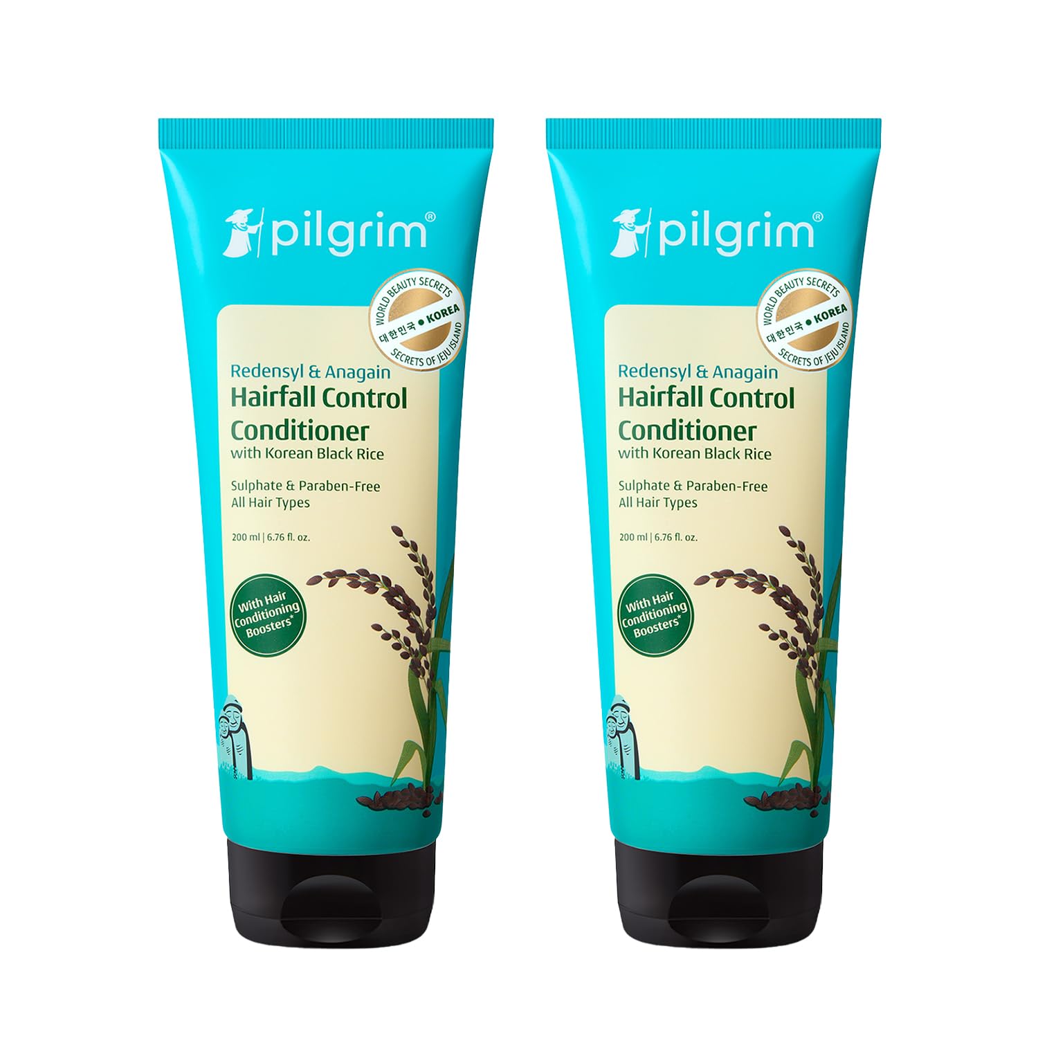 Pilgrim Anti Hairfall Conditioner with Redensyl & Anagain 200ml (Pack of 2) | Hairfall control conditioner with Black Korean Rice | Paraben & Silicone-Free | Suitable for All Hair Types | For Women and Men-picture-30