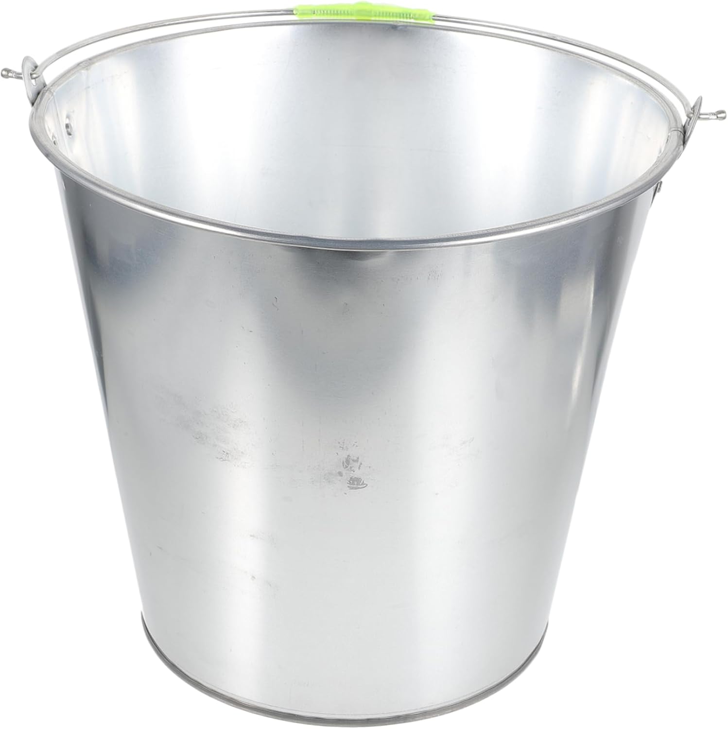 VICASKY Metal Kitchen Waste Bucket for Poultry Feeding Iron Storage Container to Reduce Food Waste and Chickens