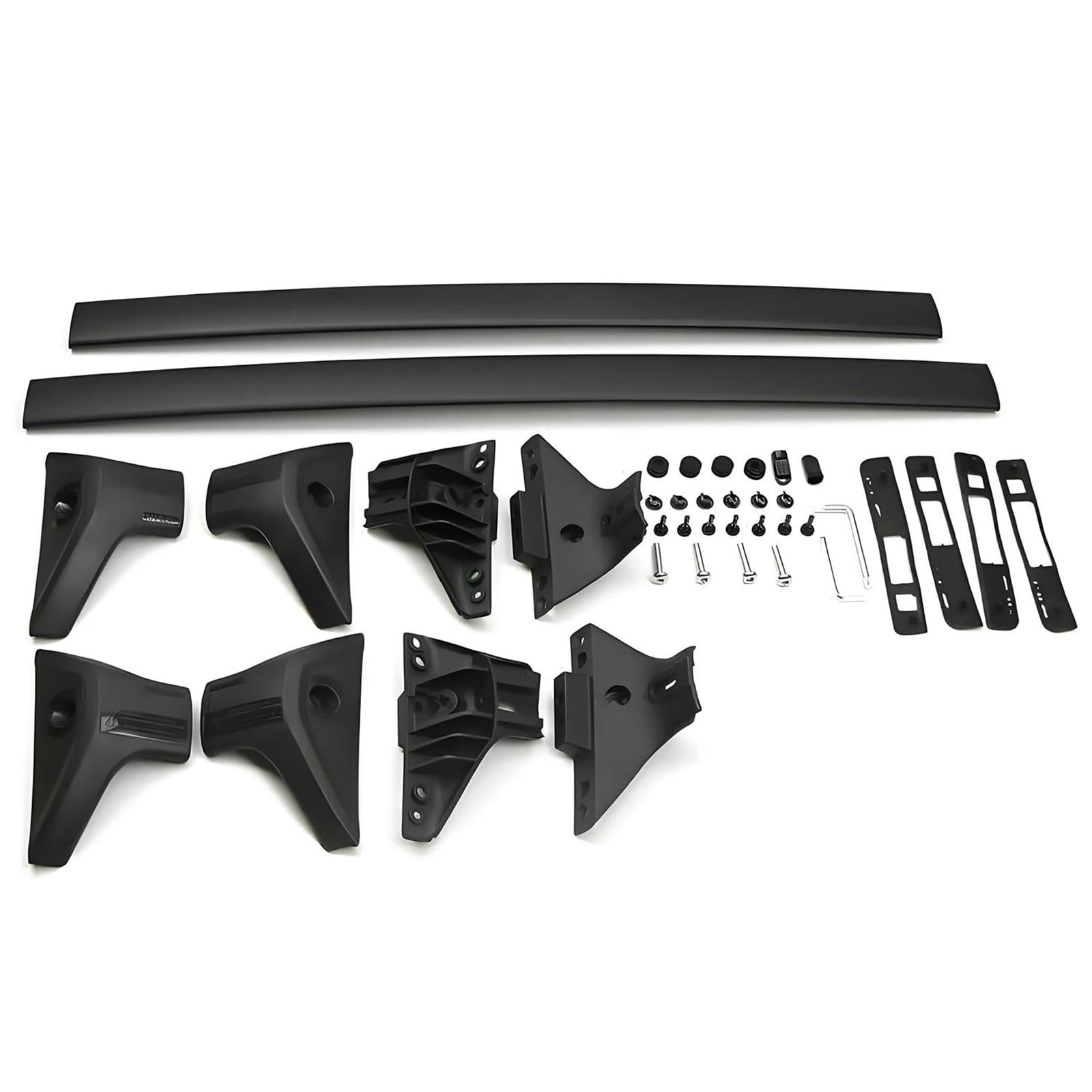 Genérico Portaequipajes Techo para Coche RAV4 XA50 2019 2020 2021 2022 2023 2024 Barra Superior Aleación Aluminio Plateada