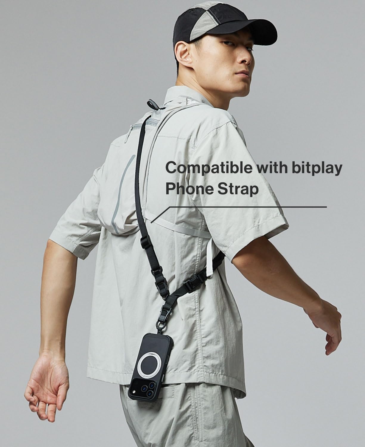 bitplay Wander Stand Case for iPhone 17 Pro – Military Grade Drop Protection, with 360° Rotating Magnetic Ring Stand Holder, Protective MagSafe Compatible iPhone Case, Matte Black