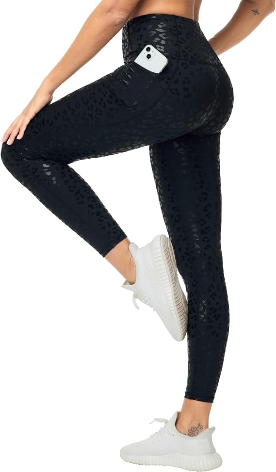 THE GYM PEOPLE Women's High Waist Gym Leggings Stretchy Running Yoga Pants